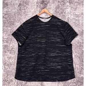 One Bone Shirt 4 / 5XL Mens Bullet Tee Black Print Short Sleeve